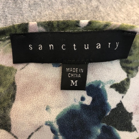 Anthropologie Sanctuary “City Mix” Shirt Medium - Picture 5 of 5